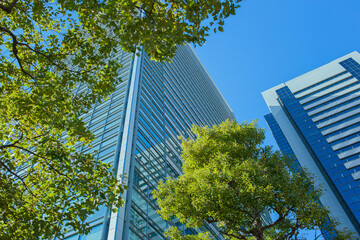高層ビル　オフィス街