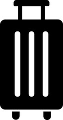 Minimalist Suitcase Icon for Travel and Luggage Services