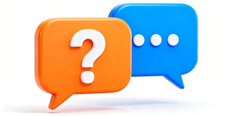 3D Chat Bubbles &ndash; Question and Answer Communication