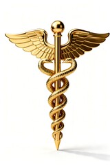 Caduceus Symbol &ndash; Medicine and Health Illustration