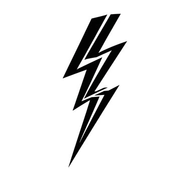 a vector image of a lightning bolt