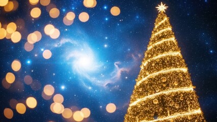 Christmas tree in space