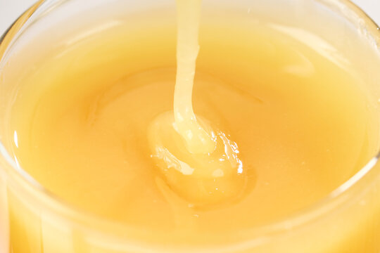 Royal Honey with Crystallized Flowers - Pure Golden Honey Jar