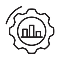 setting buy sell market icon vector design with trendy style