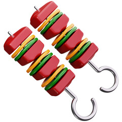 Barbecue Grill Skewers Picnic