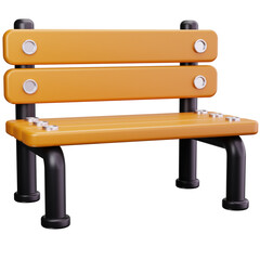 Public Park Bench Seating