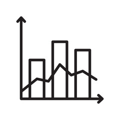 data visualization icon vector design illustration template with trendy style