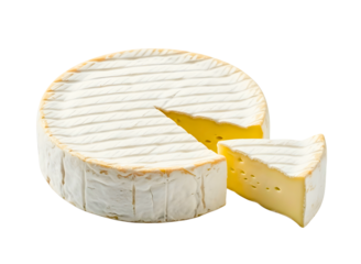 A wheel of brie cheese