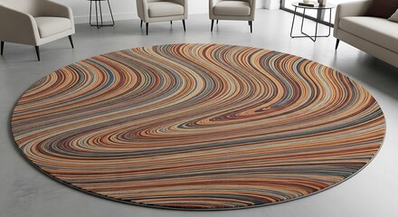 round stone staircase