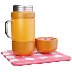 Picnic Thermos Drink Mug