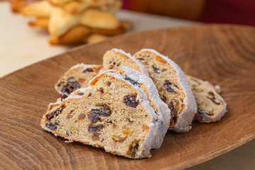 シュトレン、シュトレンレシピ、ドライフルーツ、発酵、パン、くるみ、焼き菓子、クリスマス、クッキー、ホームメイドクリスマススイーツ、手作り、クリスマスのお菓子、型抜き、冬休み、日本のクリスマス、ホームメイドクッキー