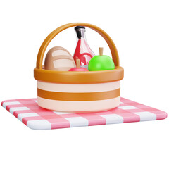 Classic Picnic Basket Food