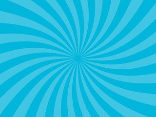 水色のスパイラルな背景のベクターイラスト