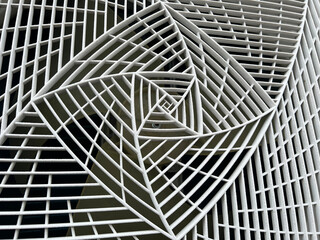 white plastic grid background texture close up view