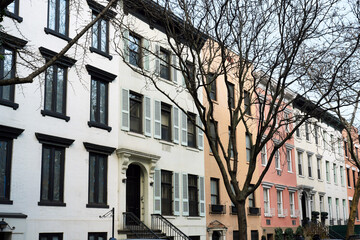 Old apartment buildings in the East Village area of Manhattan, New York City
