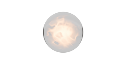 Glowing Sphere with Transparent Background