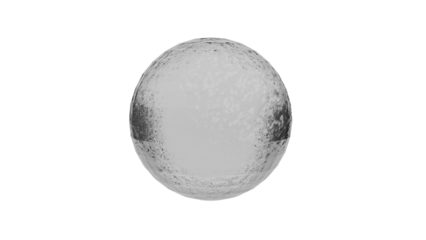 Transparent Sphere on Checkered Background