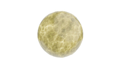 Fototapeta premium Realistic Full Moon on Transparent Background