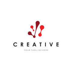 Visionary neuron logo built for intelligent digital brands