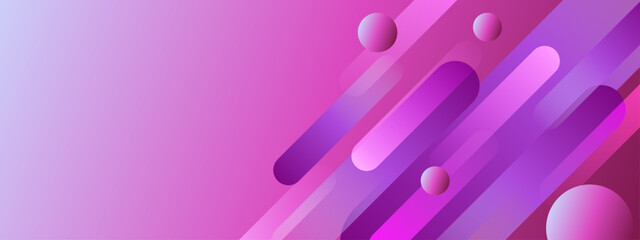 Geometric Shapes Abstract Background with Gradient Color