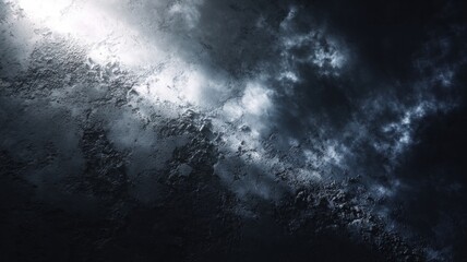 Mysterious dark blue textured background. AI image