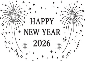 Happy New Year 2026 celebration