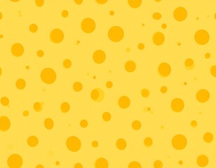 Seamless, yellow background with scattered, circular holes
