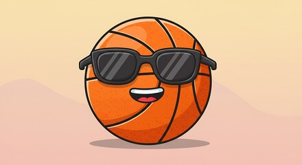 クールなバスケットボール君