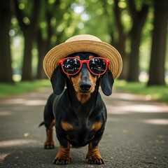 木漏れ日とサングラスの休日