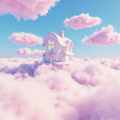 雲上の桃色邸宅