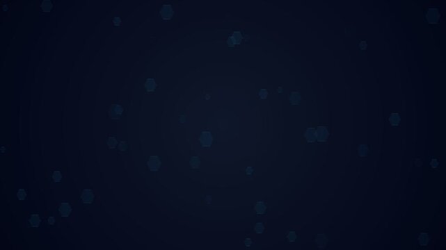 Futuristic Blue Hexagon Digital Background for Cybersecurity and Data Infrastructure