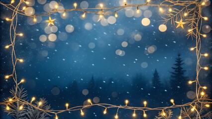 Festive background featuring shiny foil balloons and illuminated garlands for modern events