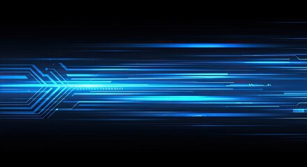 Abstract digital network lines futuristic technology background design