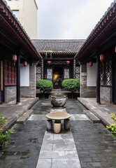 The landscape of the Ma Family Mansion in the ancient city of Zhengding, Hebei Province	