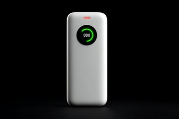 power bank showing empty battery