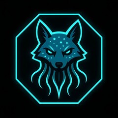 Jellyfox Lumen Esports Mascot Logo Vector