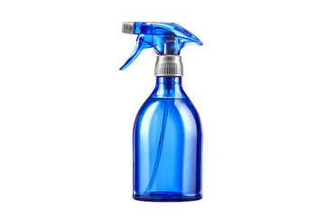 Spray bottle cleaning action kitchen counter product photography bright environment close-up view home care concept