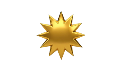 Shiny Golden Starburst Emblem