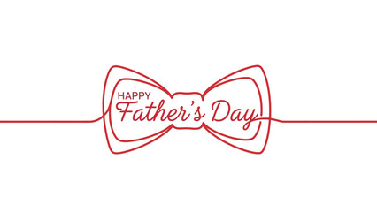 Happy Fathers Day Bow Tie Celebration.