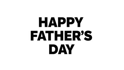 Happy Fathers Day Text Graphic.
