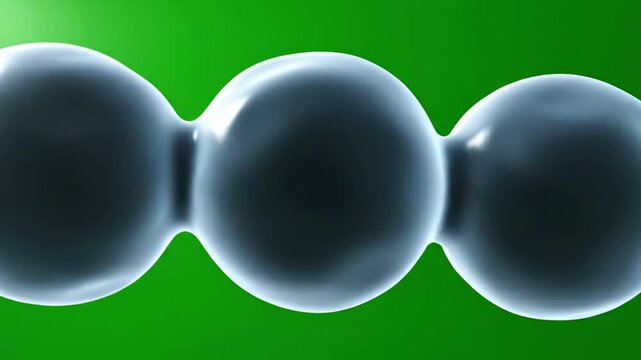 Microscopic View of Bacteria Cells in a Chain Formation.