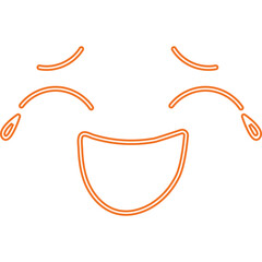 Obraz premium Expression Neon Line Decoration