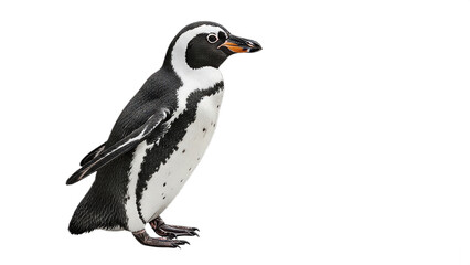 Obraz premium African Penguin isolated on a white background