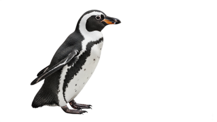 African Penguin isolated on a white background