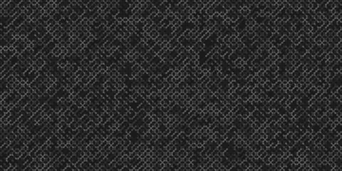 Dark grey digital pattern featuring a dense network of thin, interconnected geometric lines forming a complex labyrinth or circuit-like structure on a black background.
