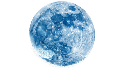 Blue hued celestial body