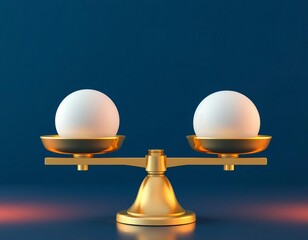 3d illustration of chicken eggs in a glass bowl and on a tray over a table featuring light reflections and spherical shapes in a modern food design concept