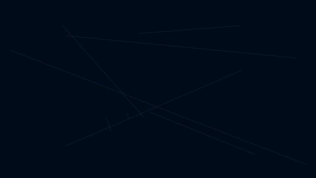 Global Connectivity Lines Motion on Dark Background for Logistics and Tech