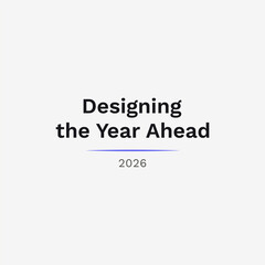 Obraz premium designing future goals year ahead concept