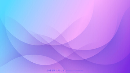 Abstract soft fluid gradient background with blue, purple, and pink wavy shapes